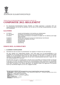 compositie 2012: reglement