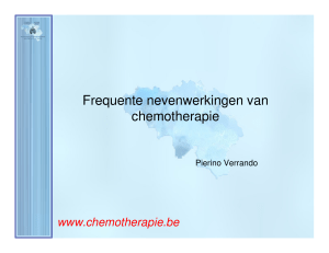 Frequente nevenwerkingen van chemotherapie - BVPV-SBIP