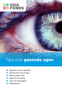Tips voor gezonde ogen