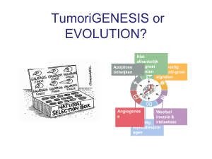 TumoriGENESIS or EVOLUTION?