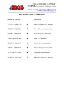 instapdata kleuters geboren in 2014