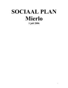sociaal plan 01072006 mierlo definitief