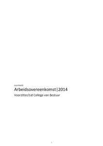 Arbeidsovereenkomst | 2014