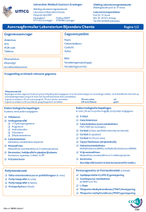 Aanvraagformulier Laboratorium Bijzondere Chemie