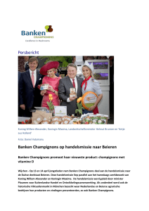 20160418 Persbericht NL_Banken Handelsmissie Beieren