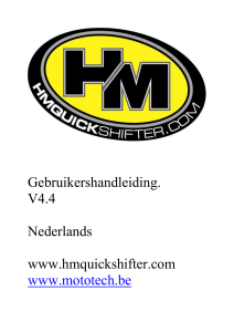 HM Quickshifter Nederlandstalige Handleiding