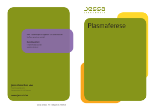 Plasmaferese - Jessa Ziekenhuis