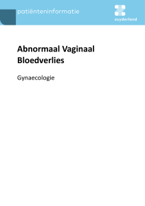 Abnormaal Vaginaal Bloedverlies