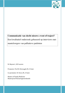 Communicatie van slecht nieuws