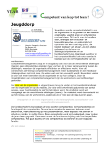 Jeugddorp vzw - Competentindesocialprofit.be