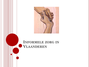 Informele zorg in Vlaanderen
