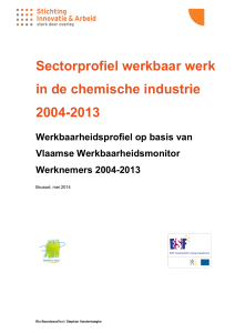 Sectorprofiel werkbaar werk in de chemische industrie 2004