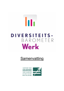 Samenvatting Diversiteitsbarometer Werk