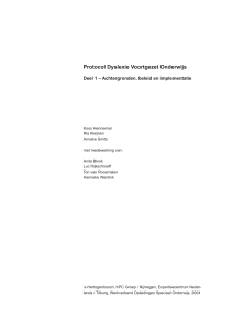 Protocol Dyslexie Voortgezet Onderwijs