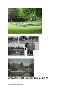 Park Oog in Al : 1918-1940