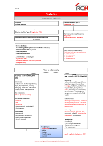 Diabetes - RCH Midden