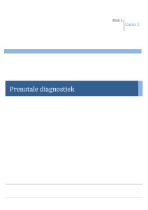 Prenatale diagnostiek
