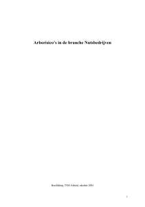 Arborisico`s in de branche Nutsbedrijven - docs.szw.nl