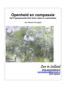 Openheid en compassie - hartsutra E-book opmaak
