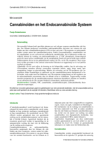 Cannabinoïden en het Endocannabinoïde Systeem
