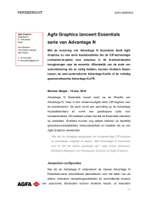 Press Release - Agfa Graphics