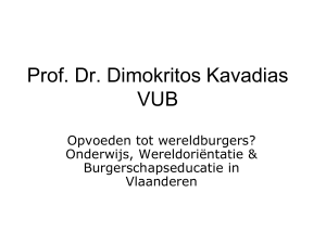 Prof. Dr. Dimokritos Kavadias VUB