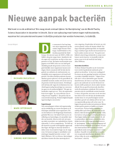 Nieuwe aanpak bacteriën - Wageningen UR E