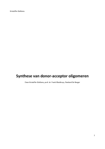 Kristoffer Gielkens Synthese van donor