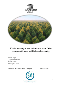Kritische analyse van calculators voor CO2