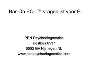 EQ-i onderzoek in Nederland