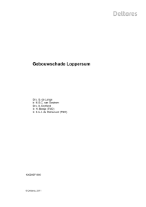 Gebouwschade Loppersum - Commissie Bodemdaling