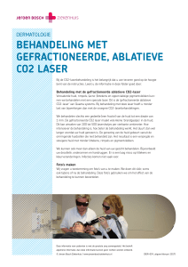 Behandeling met gefractioneerde, aBlatieve co2 laser