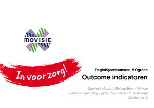Outcome indicatoren - Sociaal Werk Nederland