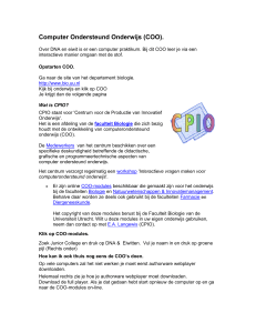 Computer Ondersteund Onderwijs (COO).