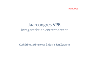 Jaarcongres VPR