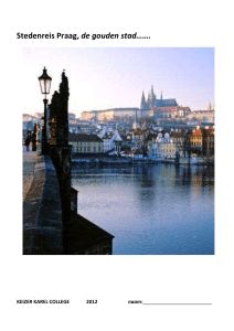 Stedenreis Praag, de gouden stad…….