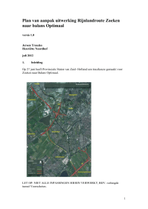 Projectplan Rijnlandroute