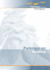 Parkinson en Voeding - Parkinson Vereniging