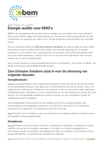 Energie-audits voor KMO`s | Ebem