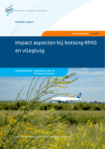 Impact aspecten bij botsing RPAS en vliegtuig