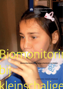 Biomonitoring bij kleinschalige (chemische) incidenten