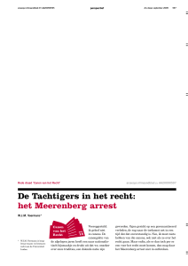 De Tachtigers in het recht: het Meerenberg arrest