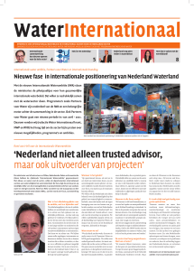 Water Internationaal krant - Netherlands Water Partnership