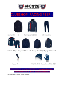 CLUBSHOP RACING PEER :