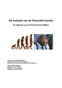 De opkomst van de Chief Financial Officer