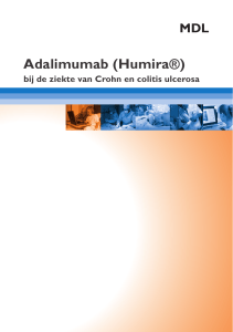 Adalimumab (Humira) bij de ziekte van Crohn en colitis