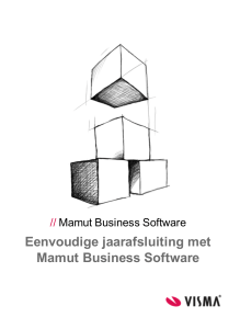 Eenvoudige jaarafsluiting met Mamut Business