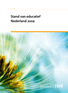 Stand van educatief Nederland 2009