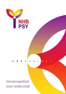 Hersenweefsel voor onderzoek - NHB-Psy