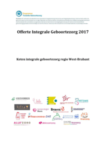 170316 Offerte Integrale Geboortezorg IGO West Brabant feb 2017